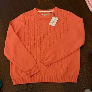 Southern Proper Men's Coral Crewneck Sweater